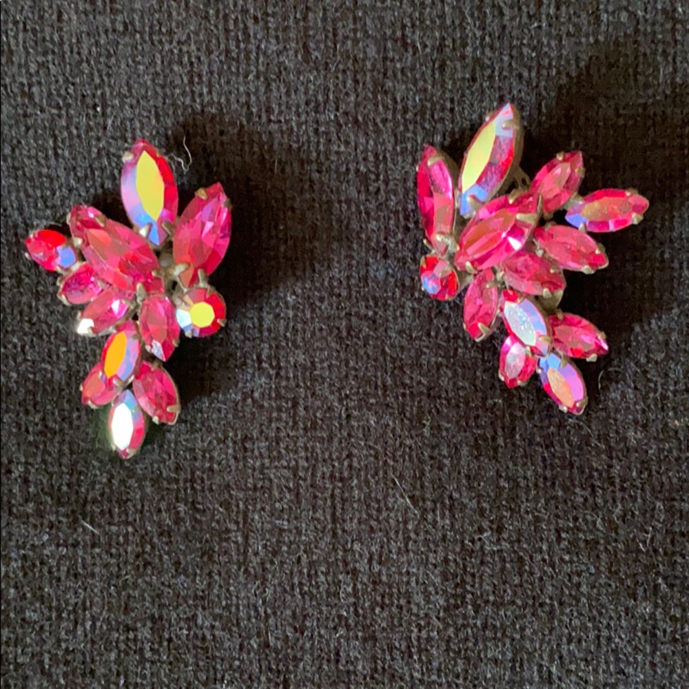 Vintage beautiful jeweled earrings